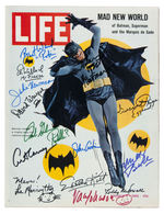 "BATMAN" CAST-SIGNED "LIFE" MAGAZINE.
