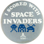 EARLY ARCADE VIDEO GAME PROMO FOR "SPACE INVADERS" BY "ATARI."