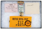 EDWARD PRINCE OF WALES 1919 CANADIAN VISIT PRESS ITEMS AND AUTOGRAPH.