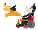 "THE MICKEY MOUSE JOLLY CART" BOXED CELLULOID WIND-UP.