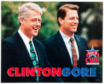CLINTON/GORE 1992-1996 LABOR ISSUED GROUP OF 6 CAMPAIGN POSTERS.