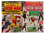 "TALES OF SUSPENSE" FEATURING IRON MAN AND CAPTAIN AMERICA ISSUES #50-66 LOT OF 17.