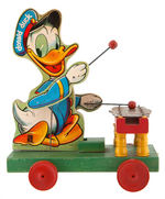 "DONALD DUCK" XYLOPHONE LARGE FISHER-PRICE PULL TOY.
