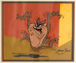 LOONEY TUNES – TASMANIAN DEVIL CHUCK JONES-SIGNED ANIMATION CEL DISPLAY.
