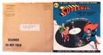 “SUPERMAN” RECORD SET – BOOK WITH ENVELOPE.