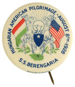 SHIP “BERENGARIA” BRINGS HUNGARIANS TO HONOR KOSSUTH IN NYC 1928.