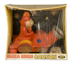 "MAGILLA GORILLA CANNON" BY IDEAL IN BOX.