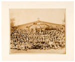 NABISCO “IN-ER SEAL” EARLY COMPANY PICNIC/OUTING W/BASEBALL TEAMS LARGE REAL PHOTO.