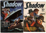 “THE SHADOW” 1939 AND 1940 LOT OF FOUR PULPS.