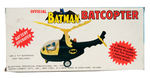 "BATMAN BATCOPTER" BATTERY-OPERATED TOY.