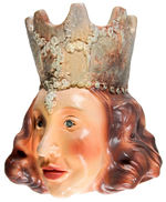 WIZARD OF OZ GLINDA THE GOOD WITCH PAINTED PLASTER STRING HOLDER.