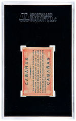 1909 CABANAS INOCENCIO PEREZ SGC 40 VG 3 (RICHARD MERKIN COLLECTION).