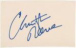 "SUPERMAN" MOVIE AUTOGRAPH LOT INCLUDING CHRISTOPHER REEVE.