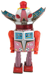 BATTERY OPERATED SPACE ROBOT AKA TULIP HEAD.