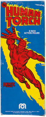 "THE HUMAN TORCH" BOXED MEGO ACTION FIGURE.