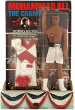 "MUHAMMAD ALI - THE CHAMP" BOXING MEGO ACTION FIGURE IN ORIGINAL PACKAGING.