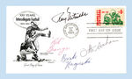 FOOTBALL HALL OF FAMERS SIGNED FIRST DAY COVER.