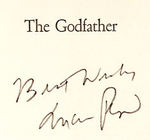 MARIO PUZO SIGNED “THE GODFATHER” BOOK CLUB EDITION.
