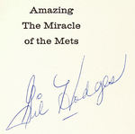GIL HODGES SIGNED NEW YORK METS BOOK.
