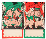 “THE THREE LITTLE PIGS PLAYING CARDS” BOXED SETS.