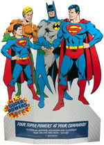 "SUPER POWERS COLLECTION" VIDEO RELEASE PROMOTIONAL STANDEE DISPLAY.