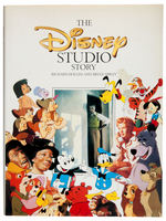 “THE DISNEY STUDIO STORY” FIRST EDITION BOOK SIGNED BY MARC DAVIS/FRANK THOMAS/OLLIE JOHNSTON.