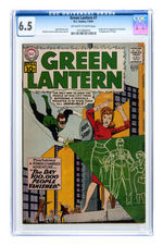 "GREEN LANTERN" #7 JULY-AUGUST 1961 CGC 6.5 FINE+ - FIRST APPEARANCE OF SINESTRO.