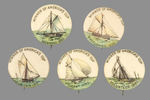 COMPLETE SET CIRCA 1896 OF "WINNER OF AMERICA'S CUP."