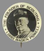 "THE FOUNDER OF SCOUTING LORD BADEN POWELL" SCARCE REAL PHOTO.