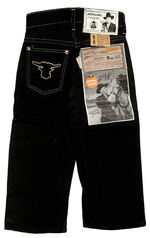 "HOPALONG CASSIDY BY BLUE BELL" JEANS WITH STORE CARD.