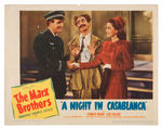 “THE MARX BROTHERS A NIGHT IN CASABLANCA” ORIGINAL RELEASE LOBBY CARD WITH GROUCHO.