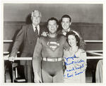 SUPERMAN KIRK ALYN & LOIS LANE ACTRESSES PHYLLIS COATES & NOEL NEILL SIGNED PHOTO LOT.