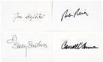 ALL IN THE FAMILY TV SHOW CAST SIGNED CARDS.
