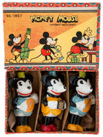 MINNIE MOUSE BOXED BISQUE SET.