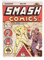 SMASH COMICS #25 AUGUST 1941 QUALITY COMICS GROUP.
