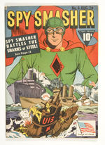 SPY SMASHER #6 AUGUST 1942 FAWCETT PUBLICATIONS.