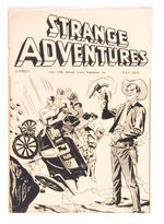 STRANGE ADVENTURES JULY AUGUST 1950 DC COMICS ASHCAN.