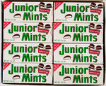 "JUNIOR MINTS LAUREL & HARDY" NABISCO DISPLAY BOX WITH CANDY BOXES.