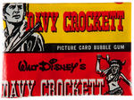 "WALT DISNEY'S DAVY CROCKETT" TOPPS UNOPENED 1¢ GUM CARD PACK.
