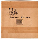 "THE LONE RANGER - HI-YO SILVER" POCKET KNIFE BOXED FULL DISPLAY.