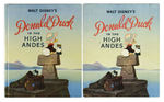 "DONALD DUCK IN THE HIGH ANDES" HARDCOVER WITH DUST JACKET.