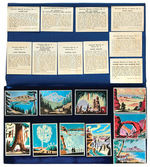 “AMERICAN MARVELS OF NATURE” NABISCO CARD SETS FROM THE GREEN DUCK BUTTON CO. ARCHIVE.