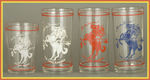 CLASSIC LONE RANGER GLASS IN FOUR VARIETIES.