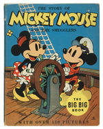 "THE STORY OF MICKEY MOUSE AND THE SMUGGLERS" BIG BIG BOOK.