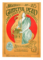 FAMILY DOG CONCERT POSTER FD-45 FEATURING GRATEFUL DEAD.