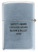 "FORD - SAFETY AWARD" BOXED ZIPPO LIGHTER.