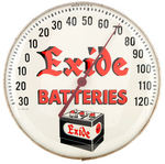 "EXIDE BATTERIES" THERMOMETER DISPLAY.