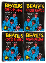 "BEATLES COLOR PHOTOS" TOPPS UNOPENED GUM CARD PACKS.