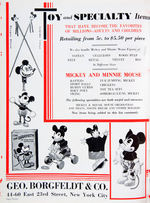 "MICKEY MOUSE AND SILLY SYMPHONIES" EXCEPTIONAL FILM EXHIBITOR'S CATALOGUE.