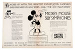 “NEW ENGLAND FILM NEWS” EXHIBITOR MAGAZINE WITH MICKEY MOUSE.